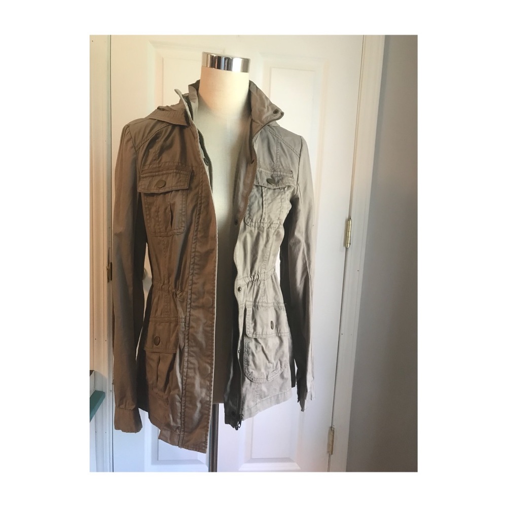 Full Tilt Brown Zip- up jacket